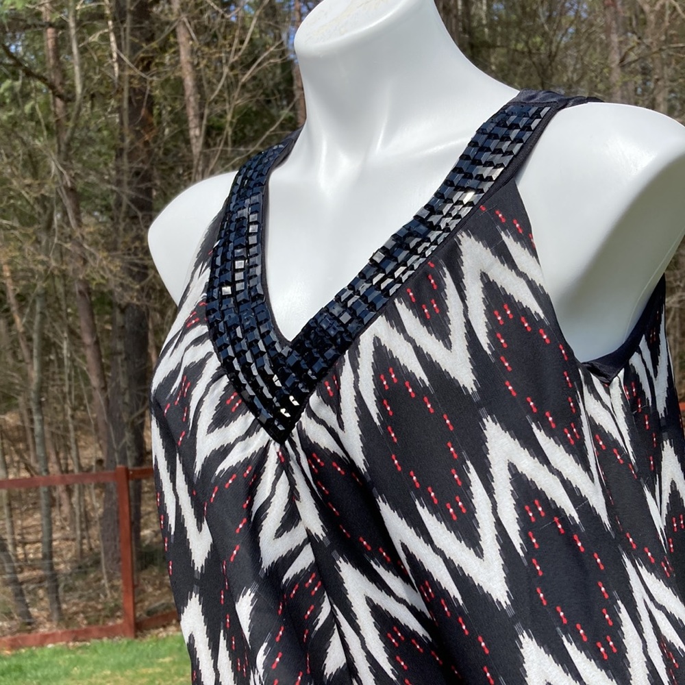 Dramatic Asian Inspired Abstract Raindrops On Flo… - image 8